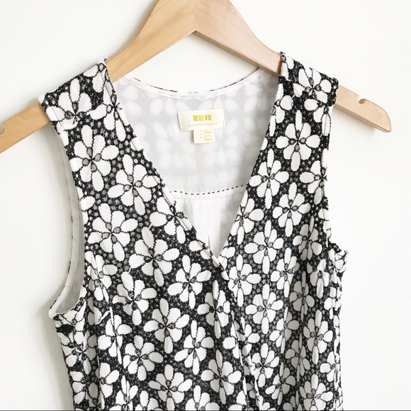 ANTHROPOLOGIE MAEVE Floral Crochet Sleeveless Top - Picture 2 of 7